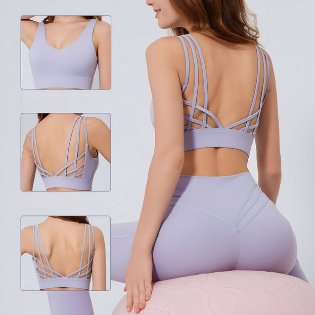 Women's Fitness Yoga Irregularly Designed Top