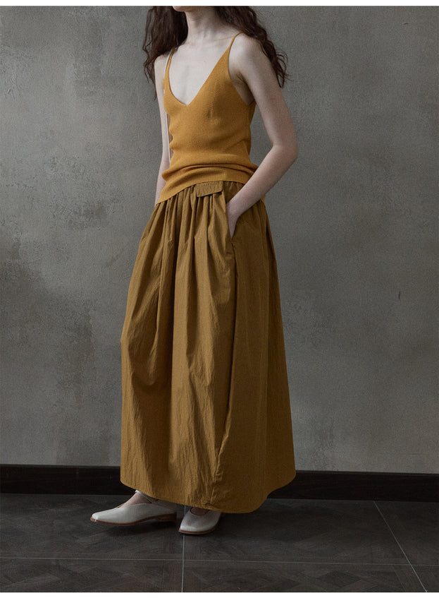 Summer Fashion Soild Colour Silm-fit Women Skirt