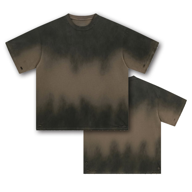 Summer Loose Casual Washed, Aged And Brushed American Men's Top