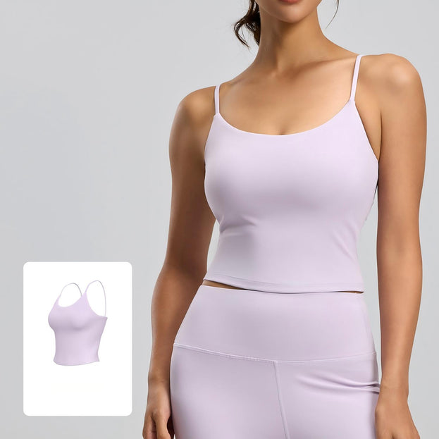 Yoga Fitness Outerwear with Detachable Bra Straps