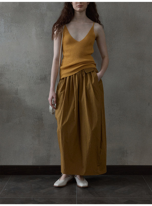 Summer Fashion Soild Colour Silm-fit Women Skirt
