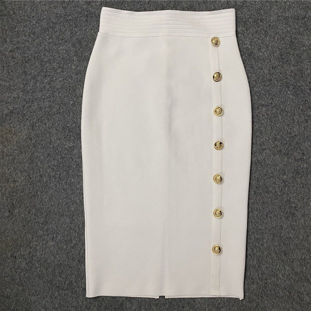 Summer Fashion Versatile Elegant High-Waist Bodycon Skirt for Women