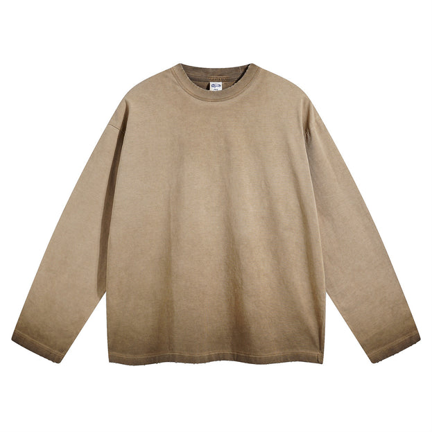 Trendy European And American Casual Retro Long-sleeved Men's Sweatshirt