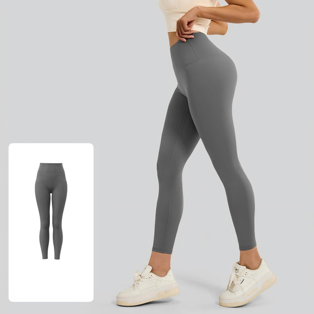 Women's No Camel Toe High-Waisted Sports Tight Yoga Pants