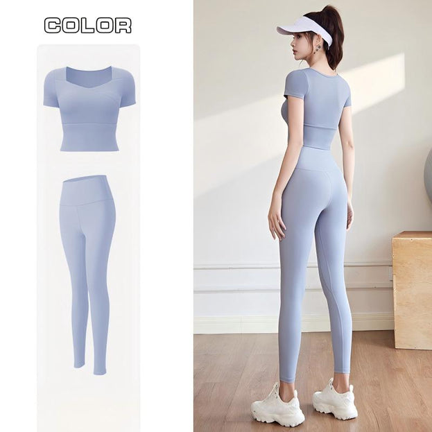 Sports And Yoga Workout Set With Padded Cups for Women