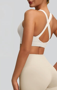 Cross-Detachable High-Elasticity Sports Bra