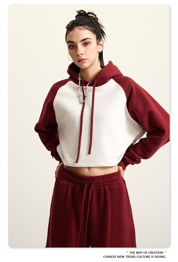 Summer Short-sleeved, Shoulder-length Hooded, Fashionable and Casual Commuting Sweatershirt
