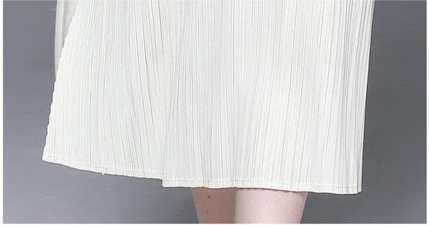 Loose and Thin Temperament Elegant Girl Over-the-Knee Long White Skirt