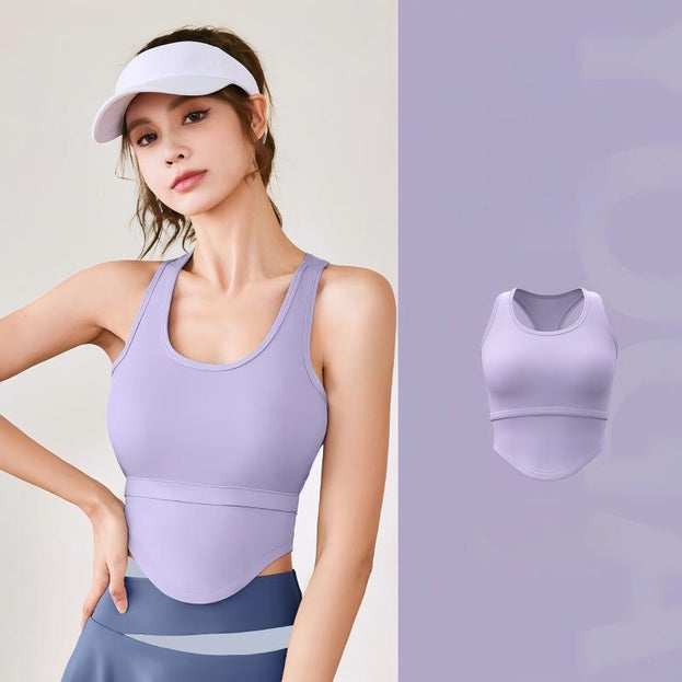 High-strength Shockproof U-shaped Yoga Top Vest for Women