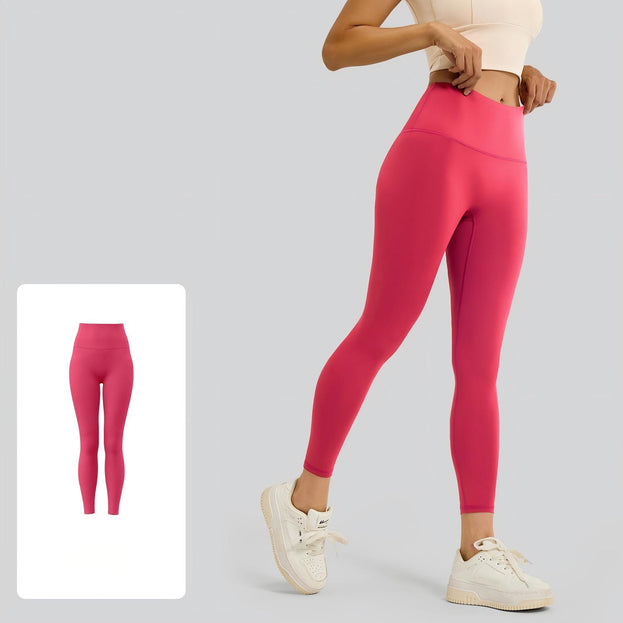 Women's No Camel Toe High-Waisted Sports Tight Yoga Pants