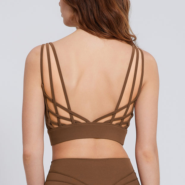 Women's Fitness Yoga Irregularly Designed Top