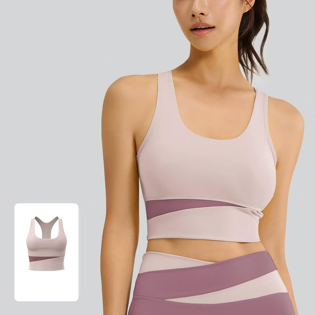Tight Color-Matched Abdominal-Reducing Yoga Top