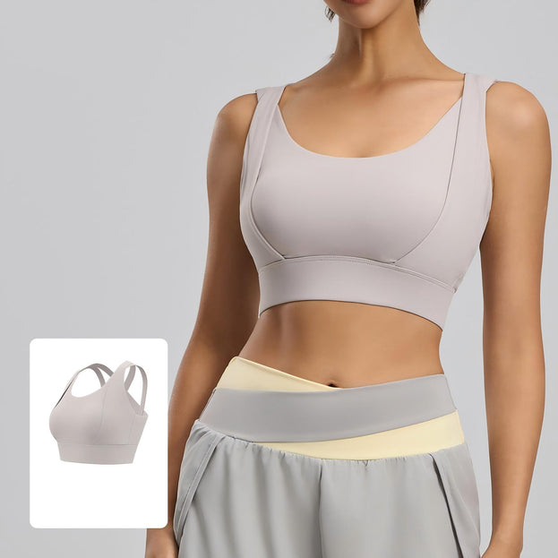 Women's Shoulder Strap Sports Yoga Bra