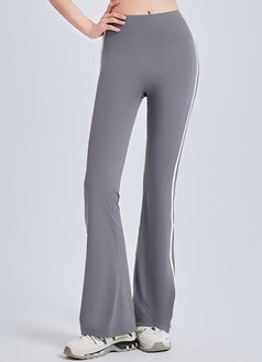 Linear Outdoor Sports Slim High Elastic Yoga Pants