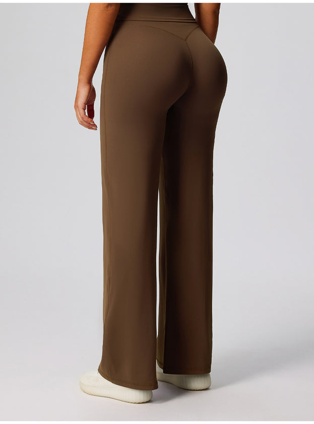 Fitness Slimming Exercise Yoga Straight-Leg Pants For Women