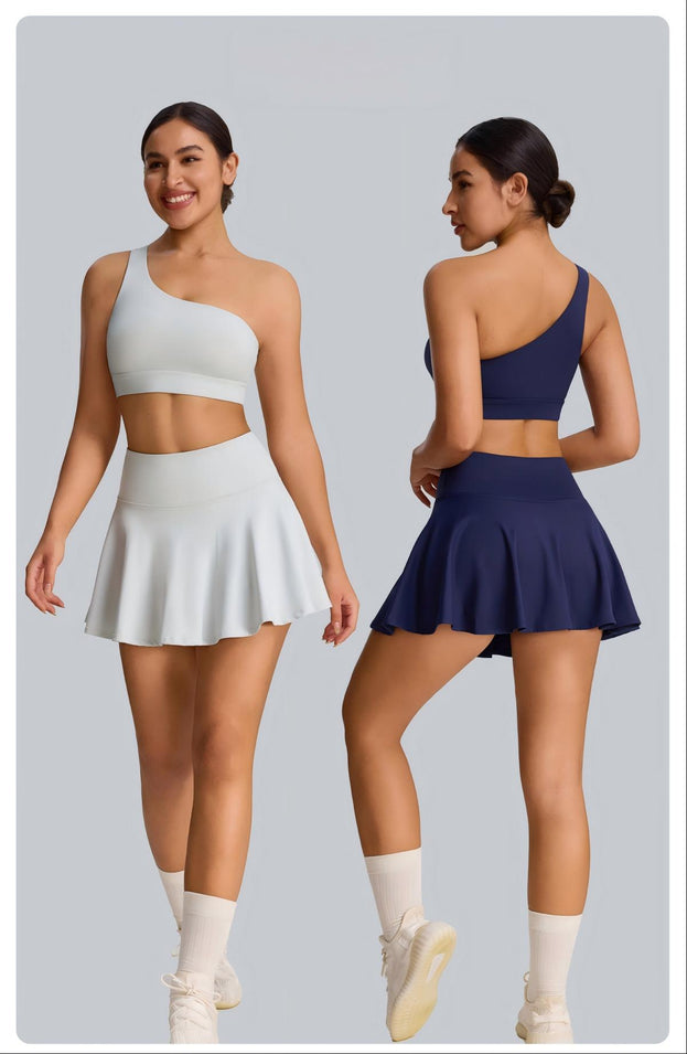 Badminton Fitness Running Yoga Short Skirt Set For Women