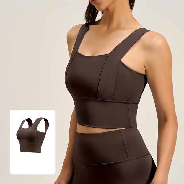 Vest Shockproof Gather-up Exercise Yoga Bra