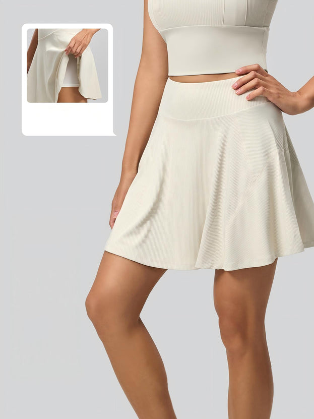 One-piece Fake Two-piece Sports Fitness Yoga Skirt