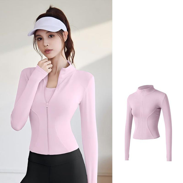 Yoga Sportswear Long-Sleeved Top Jacket For Women
