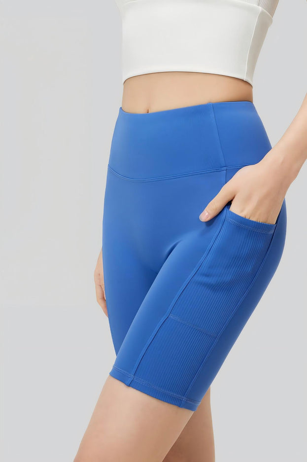 High-Waisted Tummy-Control Yoga Pants with Pockets