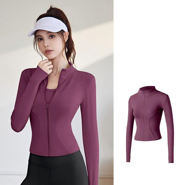 Yoga Sportswear Long-Sleeved Top Jacket For Women