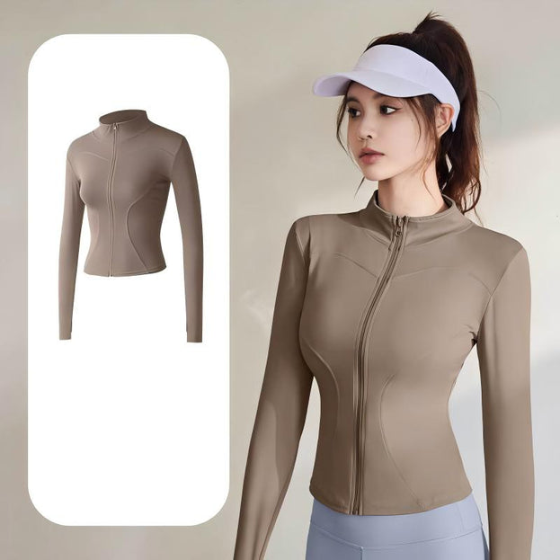 Yoga Sportswear Long-Sleeved Top Jacket For Women