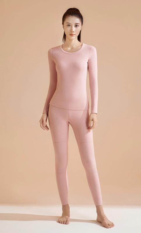 Reversible Warm High Elastic Round Neck Suit for Women