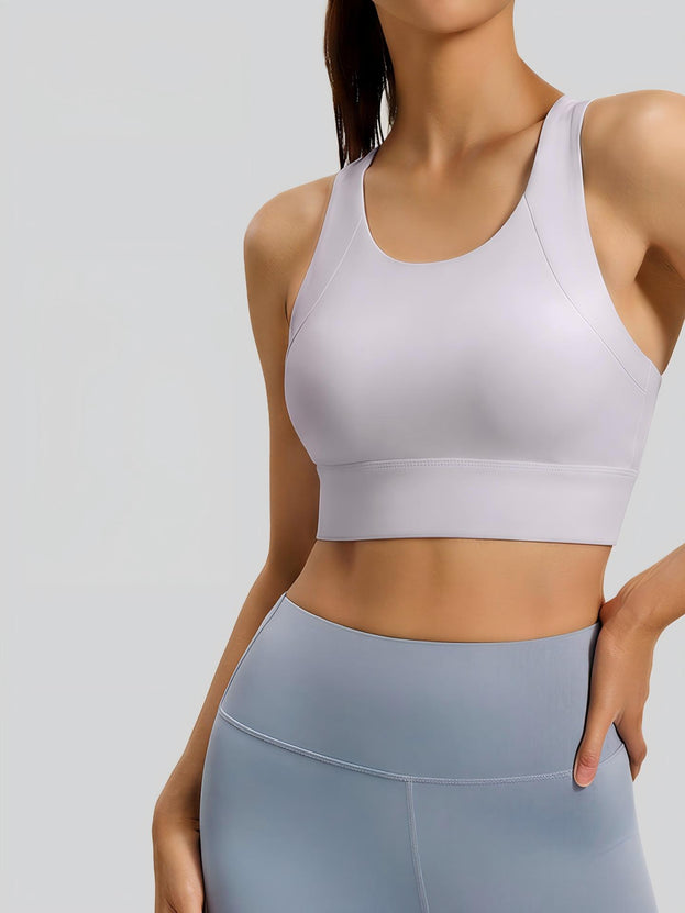Outer Wear T-back Sports Yoga Bra