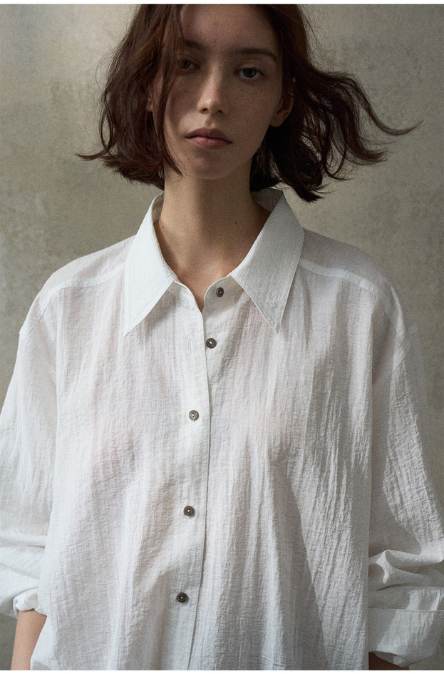 Loose And Fashionable Soild Colour Suitable Women Top