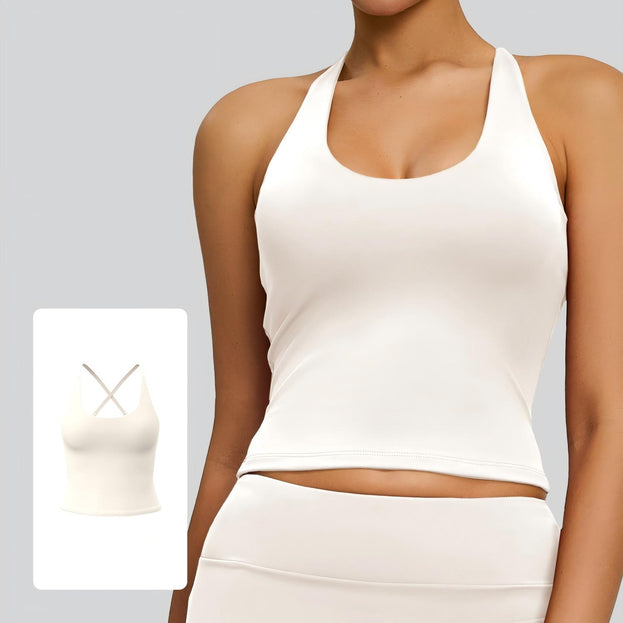 Yoga Vest Sleeveless Sling Sports Underwear for Women