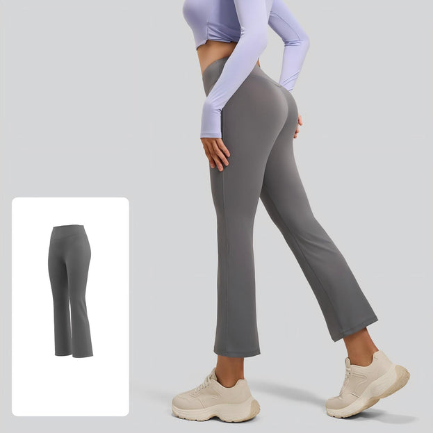Women's High Waist Hip-lifting Sports Cropped Pants
