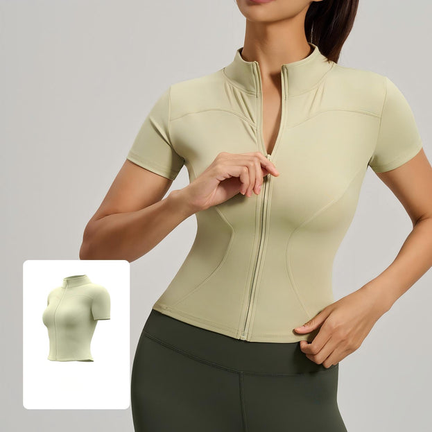 High Elasticity Tight Sports Yoga Top for Women