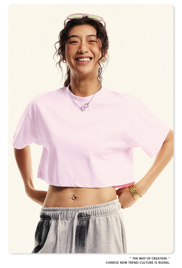 Summer Fashion Umbilical Spice Sporty Casual Top