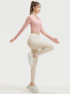 Fall Slimming Nude-Fitting Athletic Yoga Set