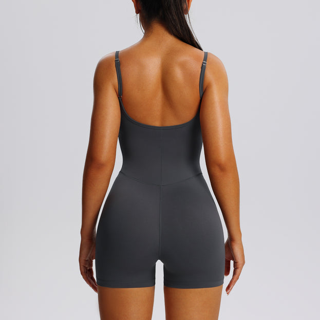 Women's Adjustable One-Piece Sports Camisole Outfit