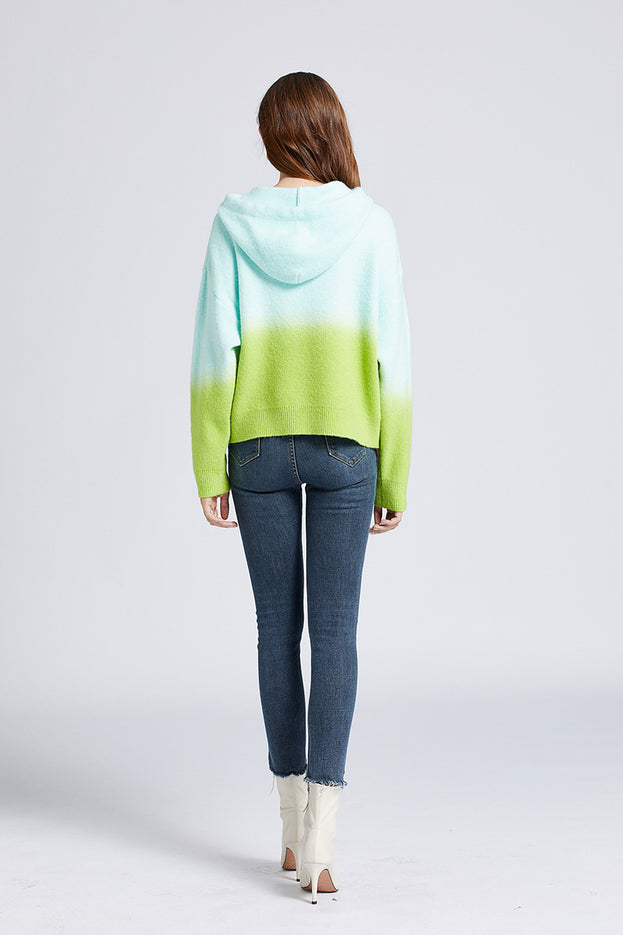 Gradual Change Soft Waxy Lazy Door Sewing Sweater Woman