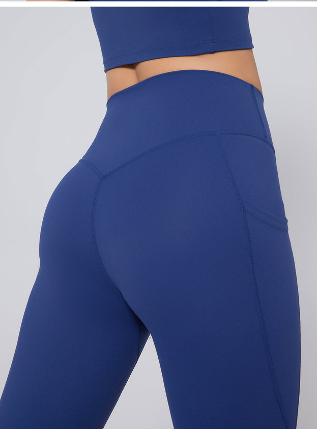 Women's high-waist tight yoga pants for plus-size fitness with pocket3