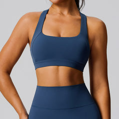 Women's Racerback Tight-Fit Breathable Yoga Bra