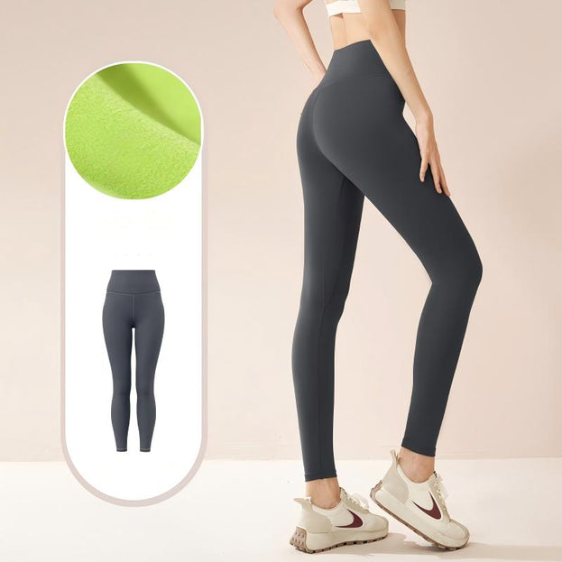 Outerwear Fitness Sport Leggings With Added Insulation for Yoga