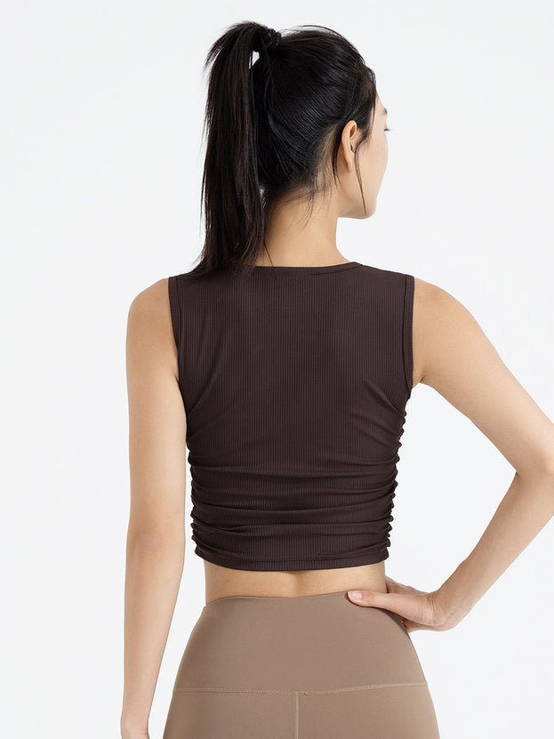 Summer Sports Sleeveless Tight Vest Women Top