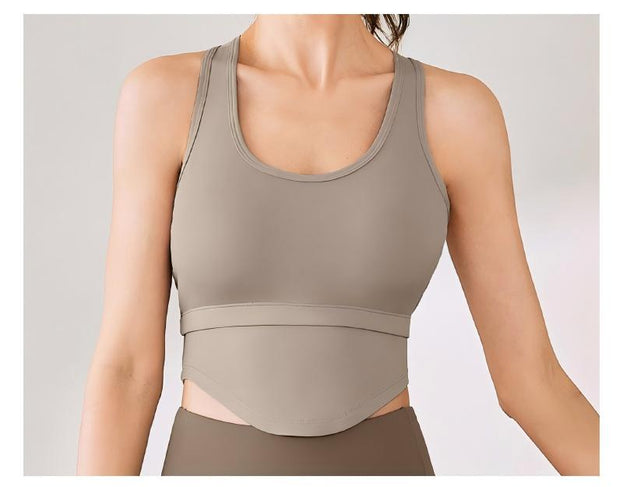 High-strength Shockproof U-shaped Yoga Top Vest for Women