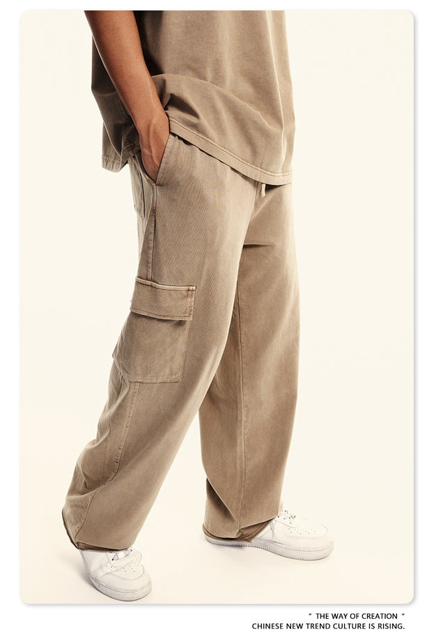 Summer Youth Casual Commuting Multi-pocket Workwear Men's Pants