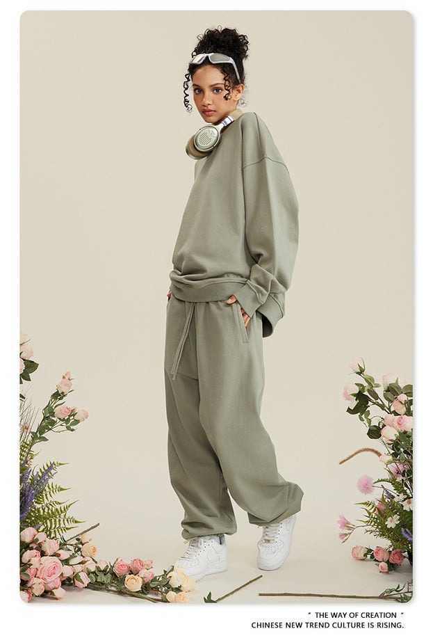 Autumn Solid-color Fashionable And Trendy Commuter Street Style Men's Sweatshirt