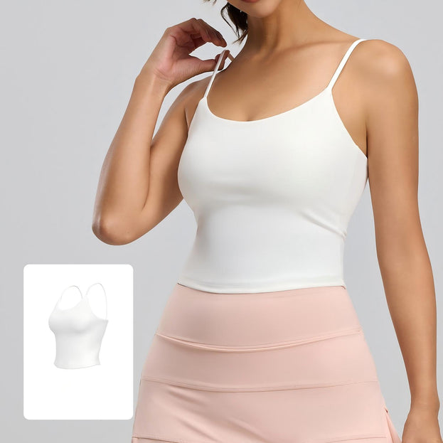 Yoga Fitness Outerwear with Detachable Bra Straps