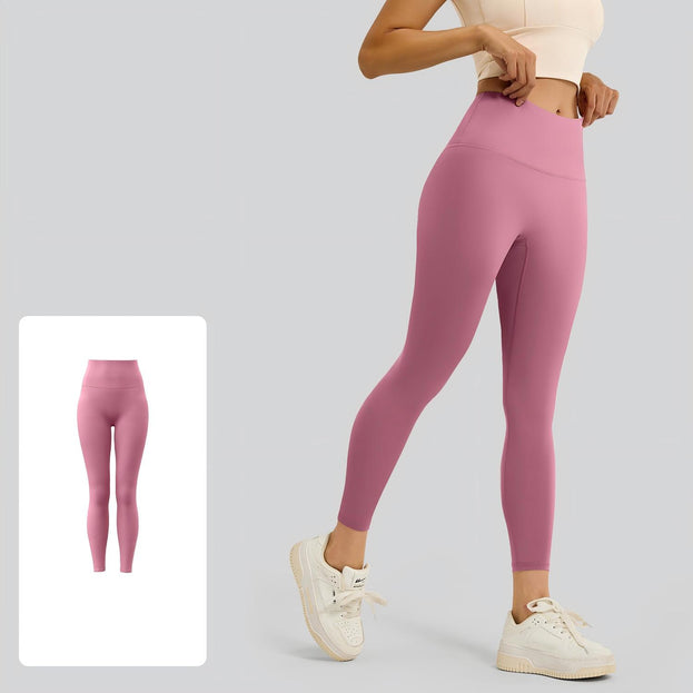 Women's No Camel Toe High-Waisted Sports Tight Yoga Pants