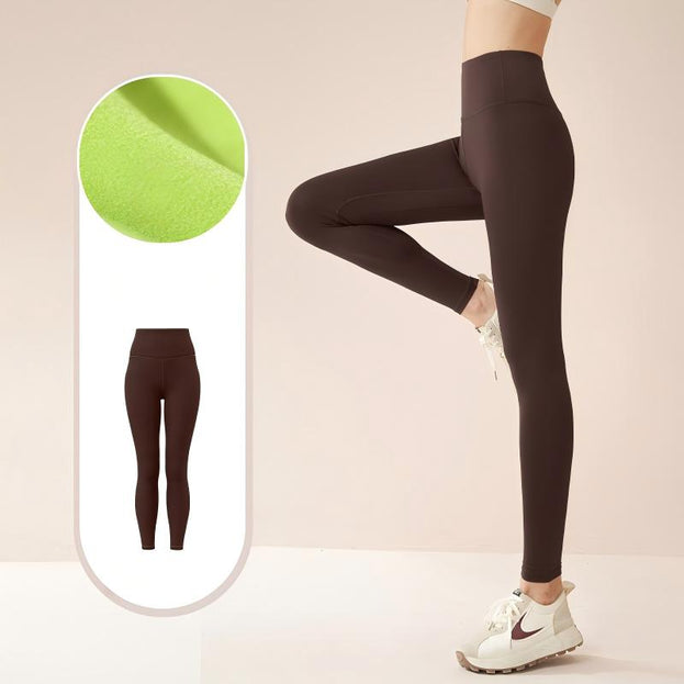 Outerwear Fitness Sport Leggings With Added Insulation for Yoga
