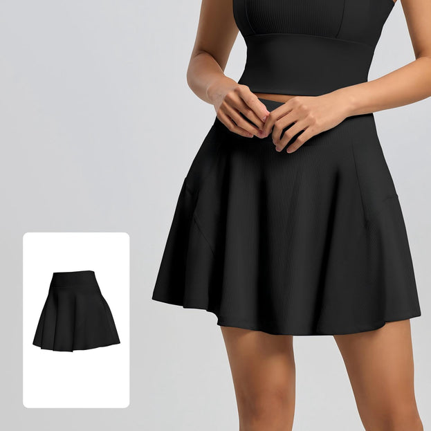 One-piece Fake Two-piece Sports Fitness Yoga Skirt