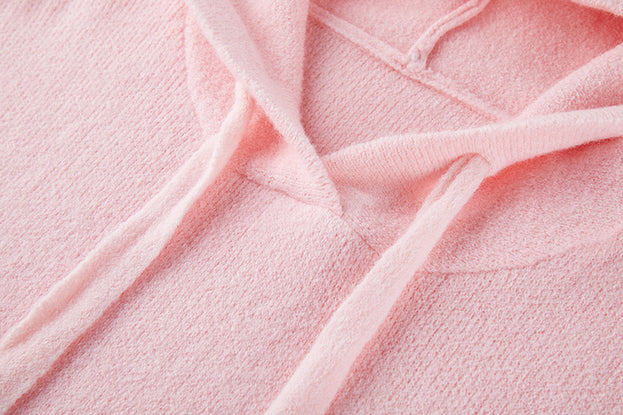 Gradual Change Soft Waxy Lazy Door Sewing Sweater Woman
