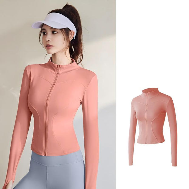 Yoga Sportswear Long-Sleeved Top Jacket For Women