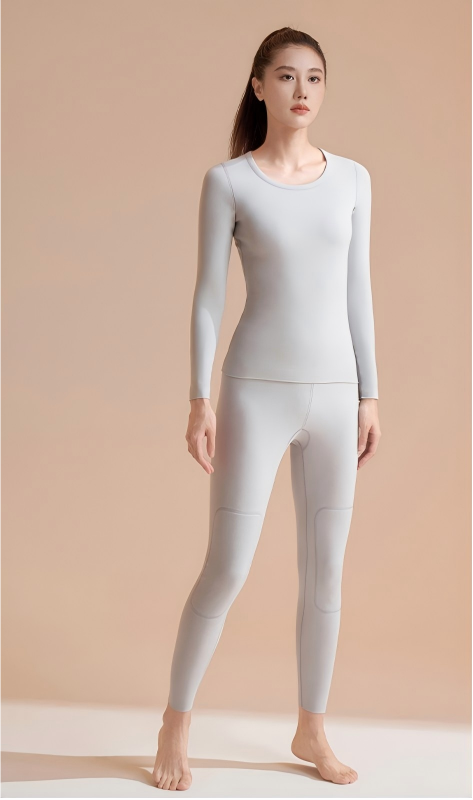 Reversible Warm High Elastic Round Neck Suit for Women